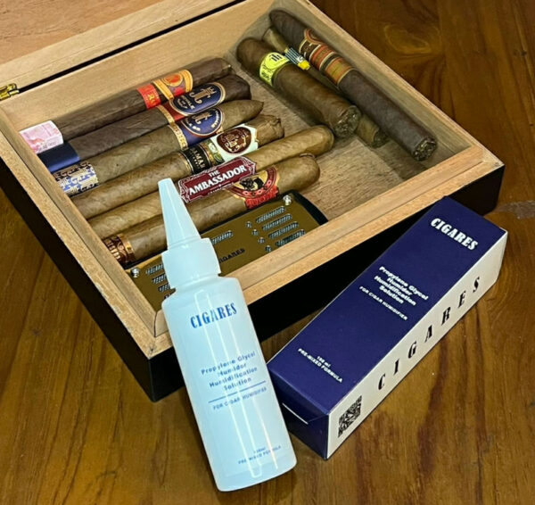 CIGARES Humidor Kit Humidification PG Glycol Humidifier Solution