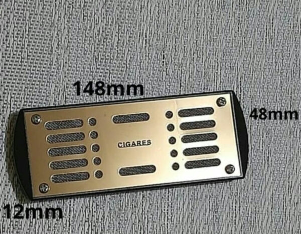 CIGARES Humidor Kit Rectangular Metal Humidifier Bar for Medium Size Humidor - Image 2