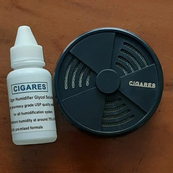 CIGARES Humidor Kit with Adjustable Humidifier Hygrometer PG Solution - Image 4